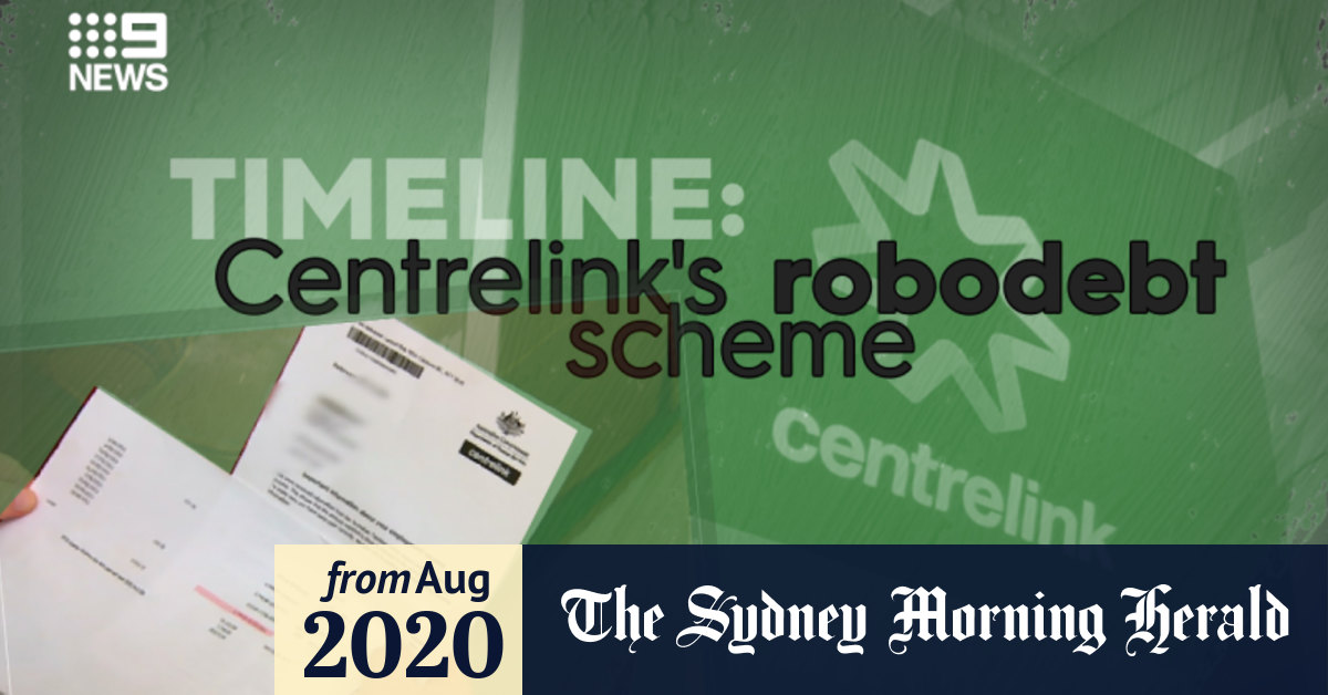 Video Timeline Centrelink’s robodebt scheme